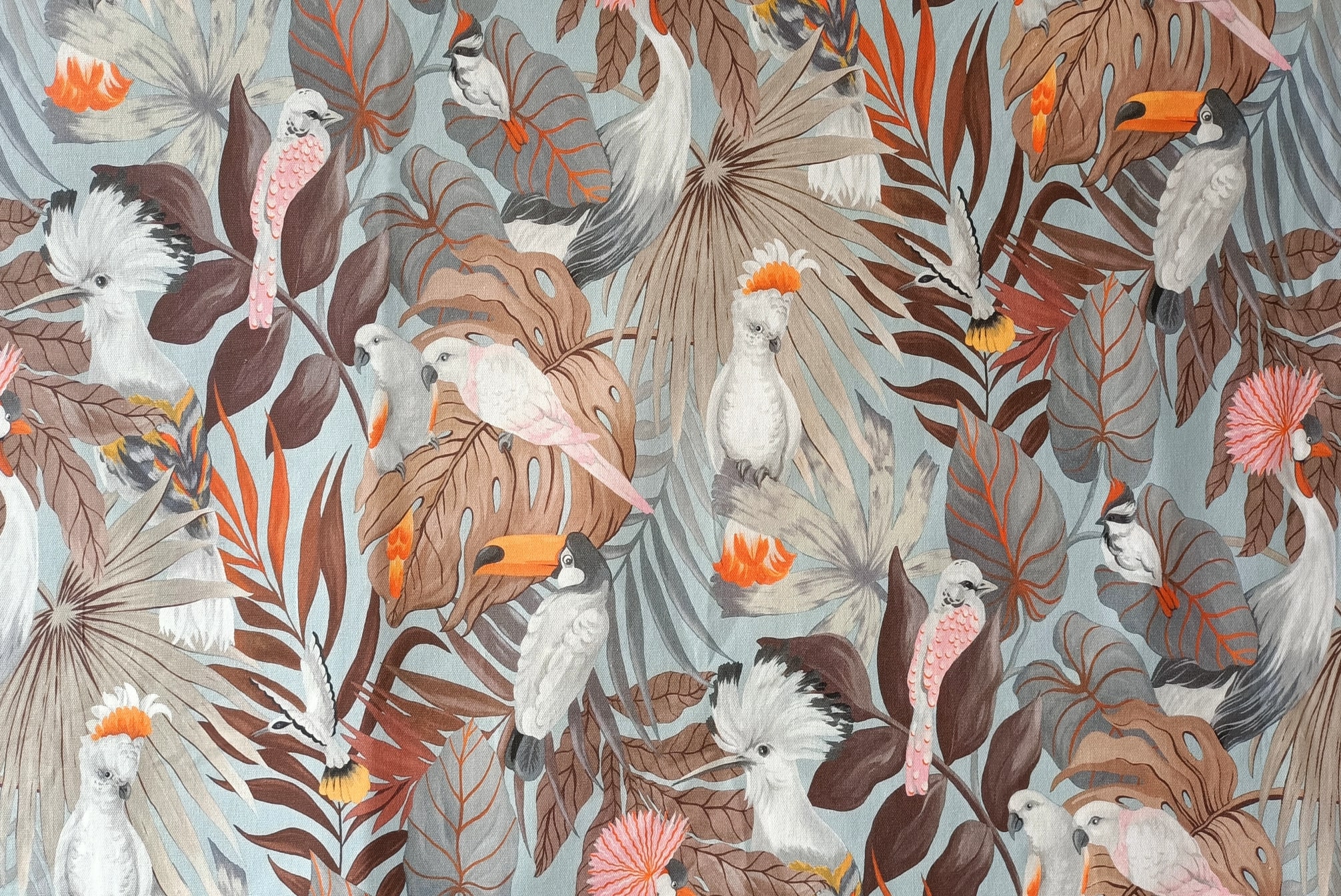 tessuti-in-panama-per-arredamento-con-texture-tucani-uccelli-piante-tropicali