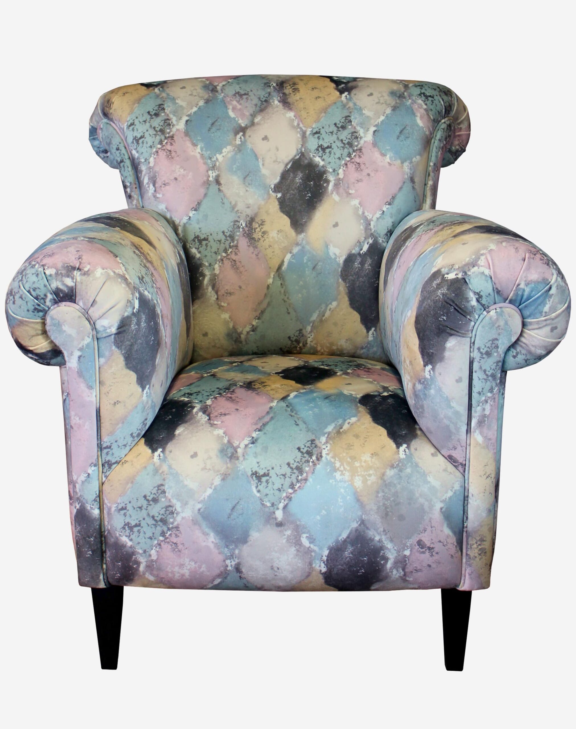 poltrona-in-velluto-con-stampa-rombi-colorati-ideale-come-pezzo-unico